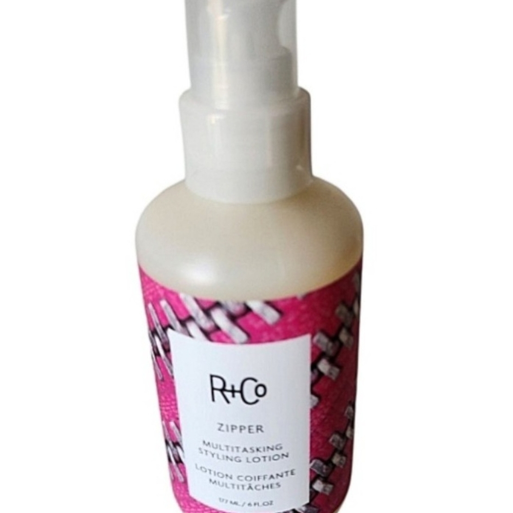 New! R+Co Zipper Multi Tasking Styling Lotion Size 6 oz